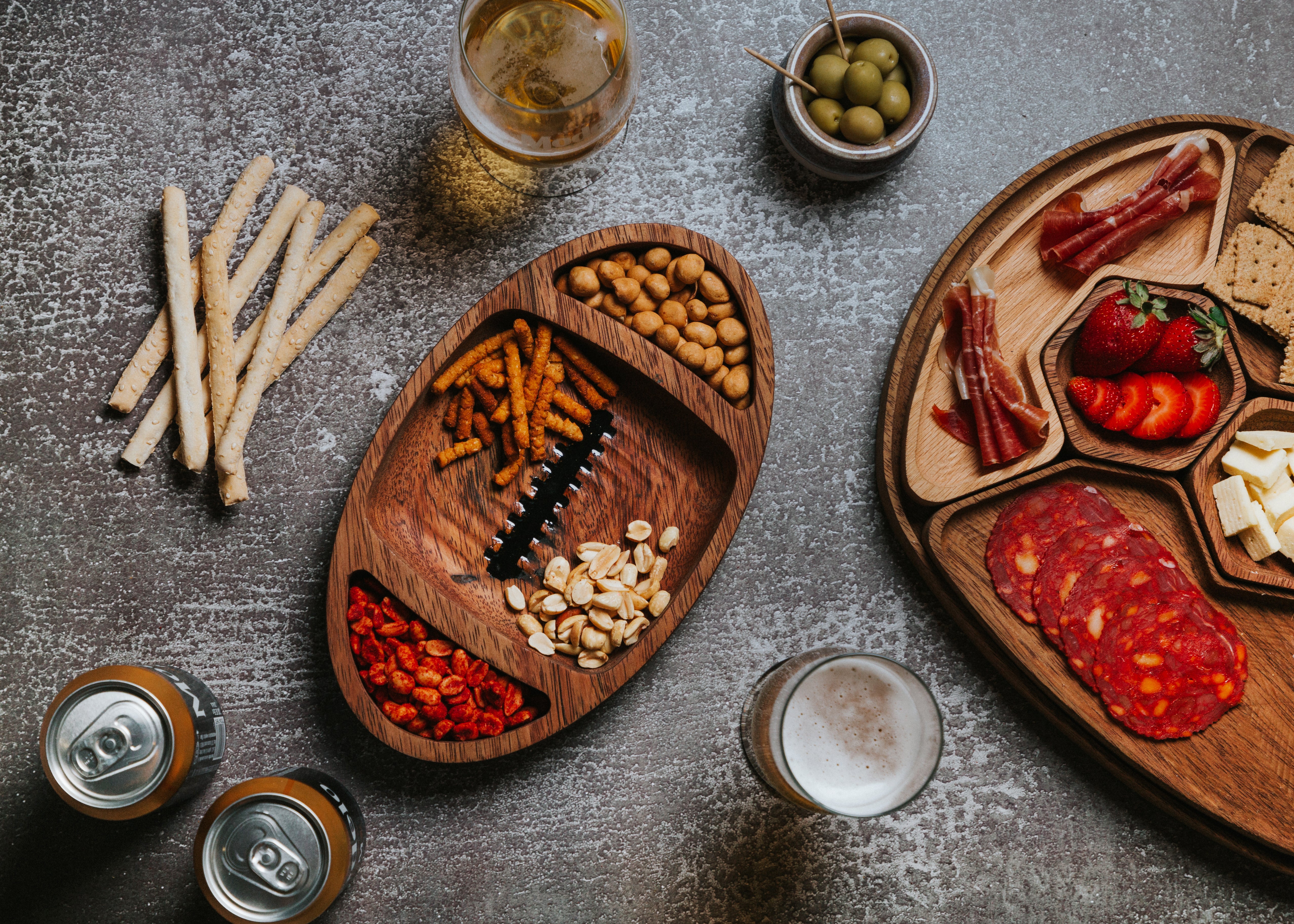 Plato botanero en forma de Balón NFL